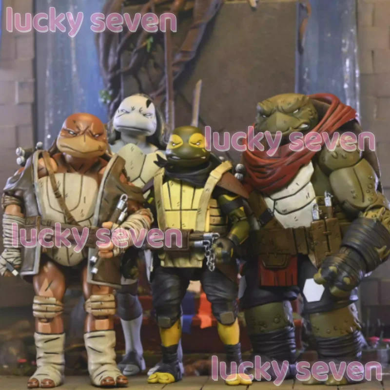 Nueva figura de acción Neca de 7 pulgadas Tee Mut Nin Turtles The Last Wanderer figura de acción juguete regalos personalizados