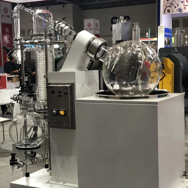 100L Electric Lift Industrial Rotary Evaporator With Dual Receiving Flask