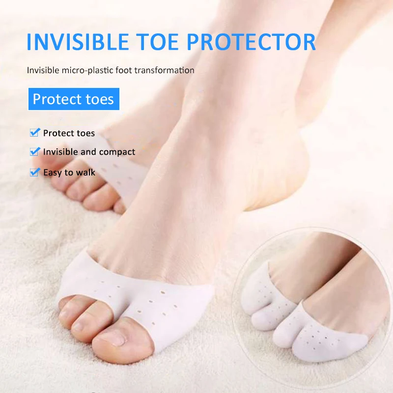 Styles Foot Finger Protectors Flexible Soft Toes Sleeve Cover for Ballet Shoes Foot Metatarsal Pain Relief Massager Care