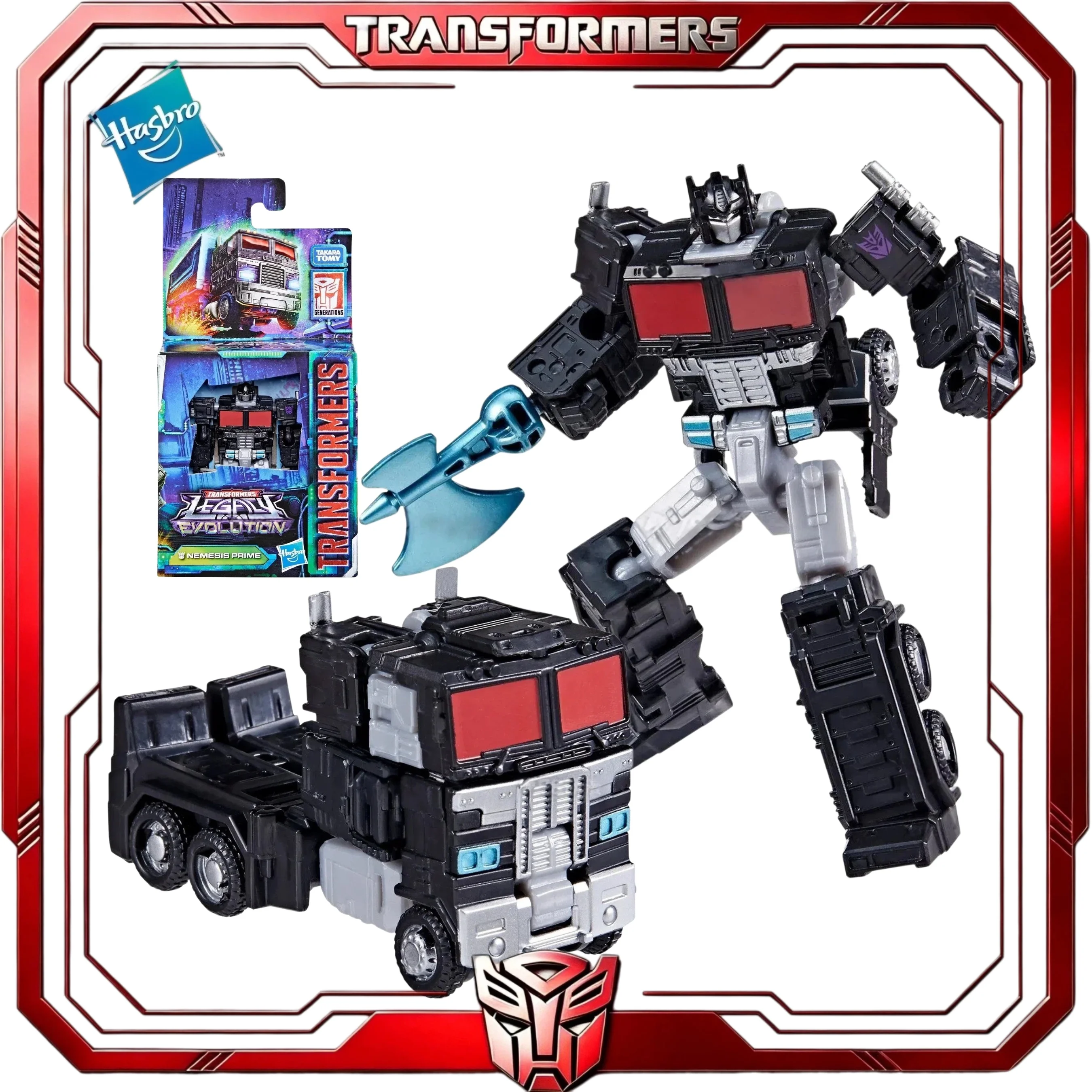 Op voorraad Hasbro Transformers Legacy Evolution Nemesis Prime G1 Decepticon Hobby Collection Gift Figure