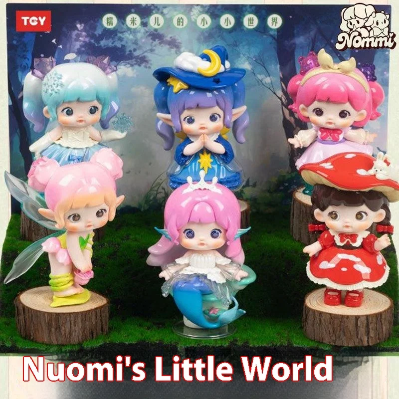 

Аутентичная слепая коробка серии Nommi Little World, загадочная фигурка-сюрприз, Коллекционная кукла, игрушка, идеальный подарок на день рождения для девочки, каваи