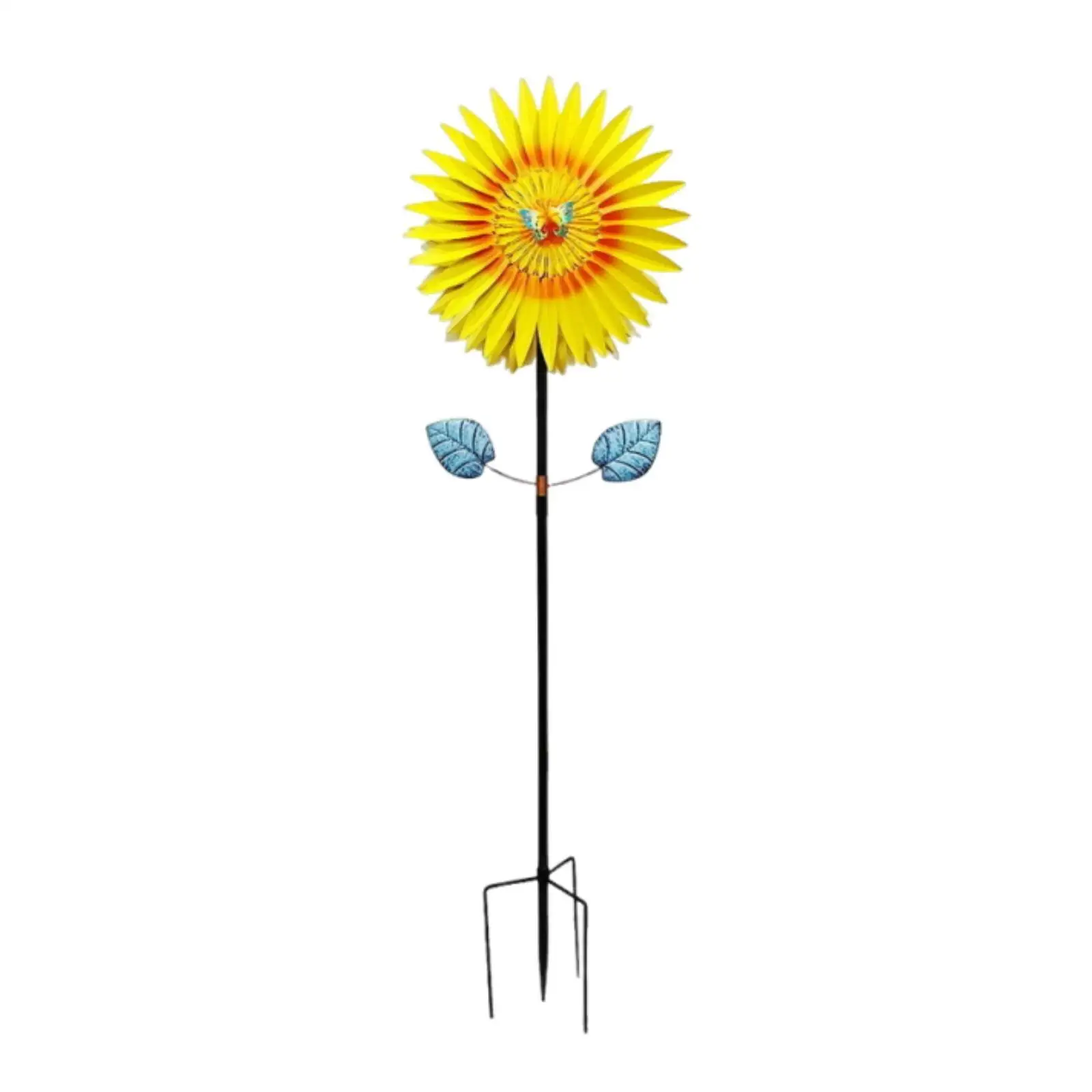 

Windmill Wind Spinner Iron Decorative Creative Portable Garden Windmill Stake for Courtyard Backyard Outdoor Gift Lawn