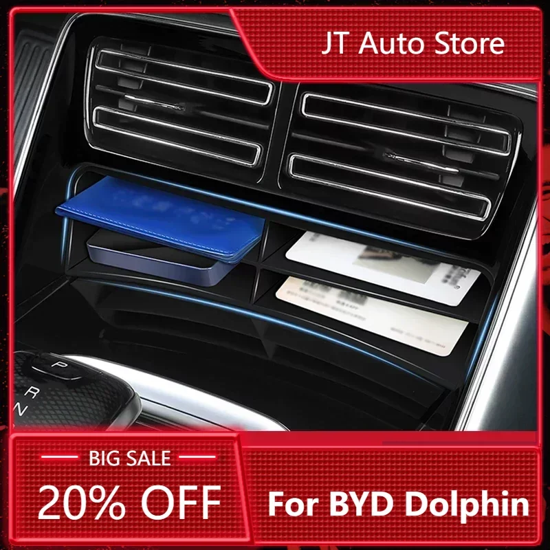 

Car Organizer Box For Byd Tang Ev/Dmi 2021 2022 2023 Abs Center Console Storage Automobile Front Dashboard Accessories