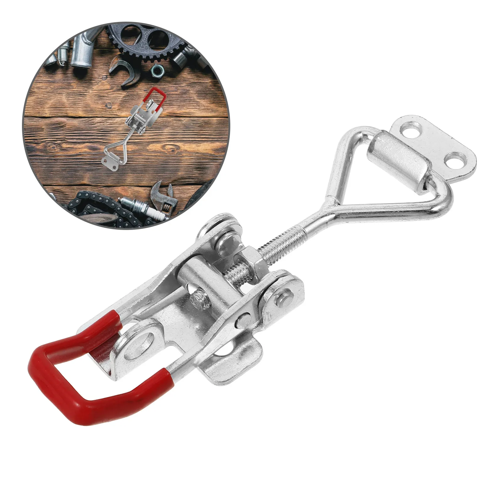 

Steel Latch Trailer Latch for Cargo Door Secure Closure with Comfortable Handle Heavy Duty Truck Accessories