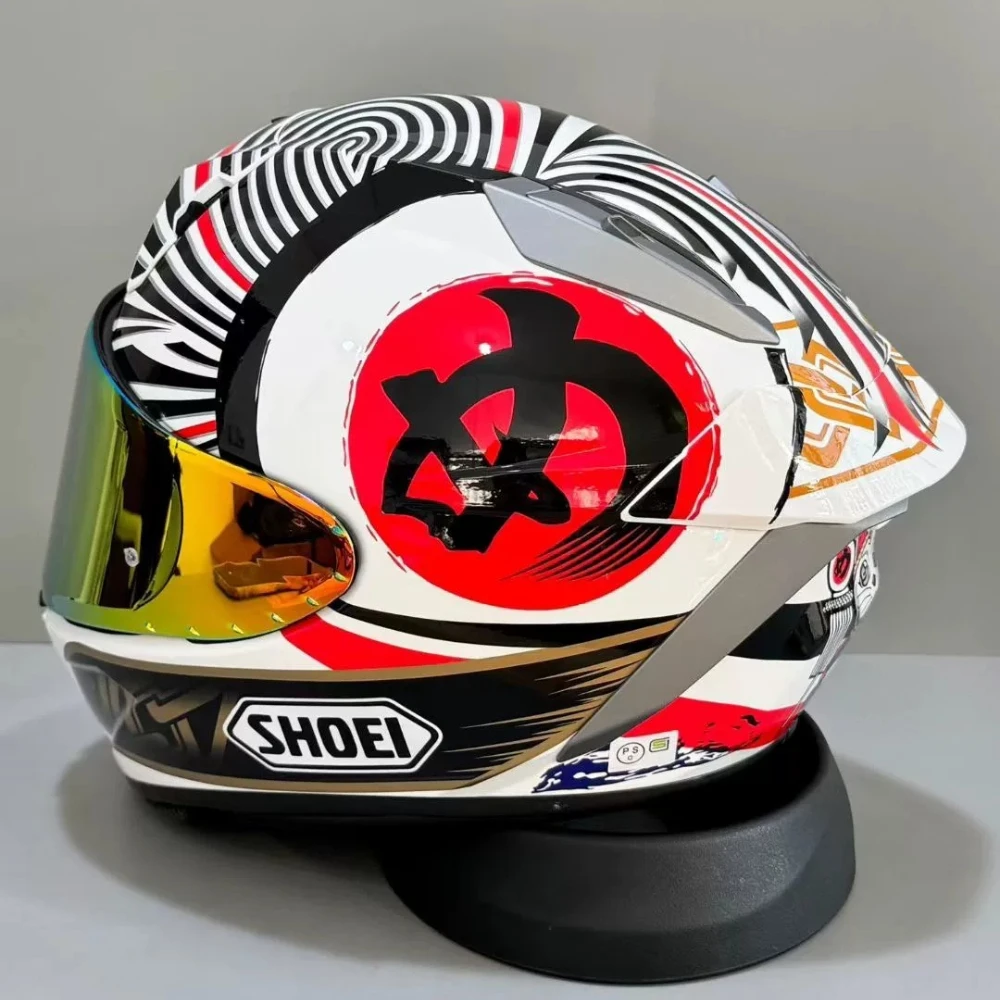 New SHOEI X15 Maneki Neko Full-Face Motorcycle Helmet Gloss Finish Maneki Neko Full-Face Motorcycle SHOEI Helmet x15