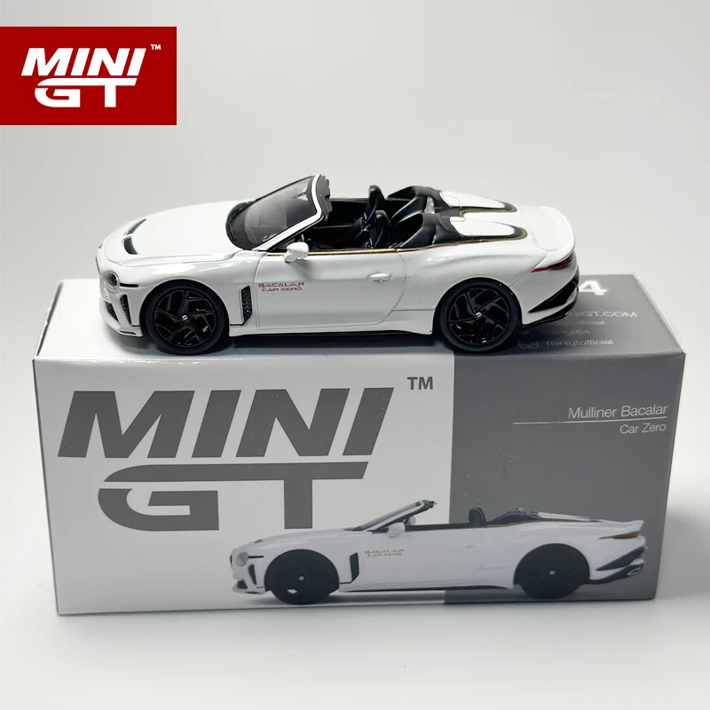 minigt 1:64 Mulliner Bacalar Car Zero White alloy car model 544