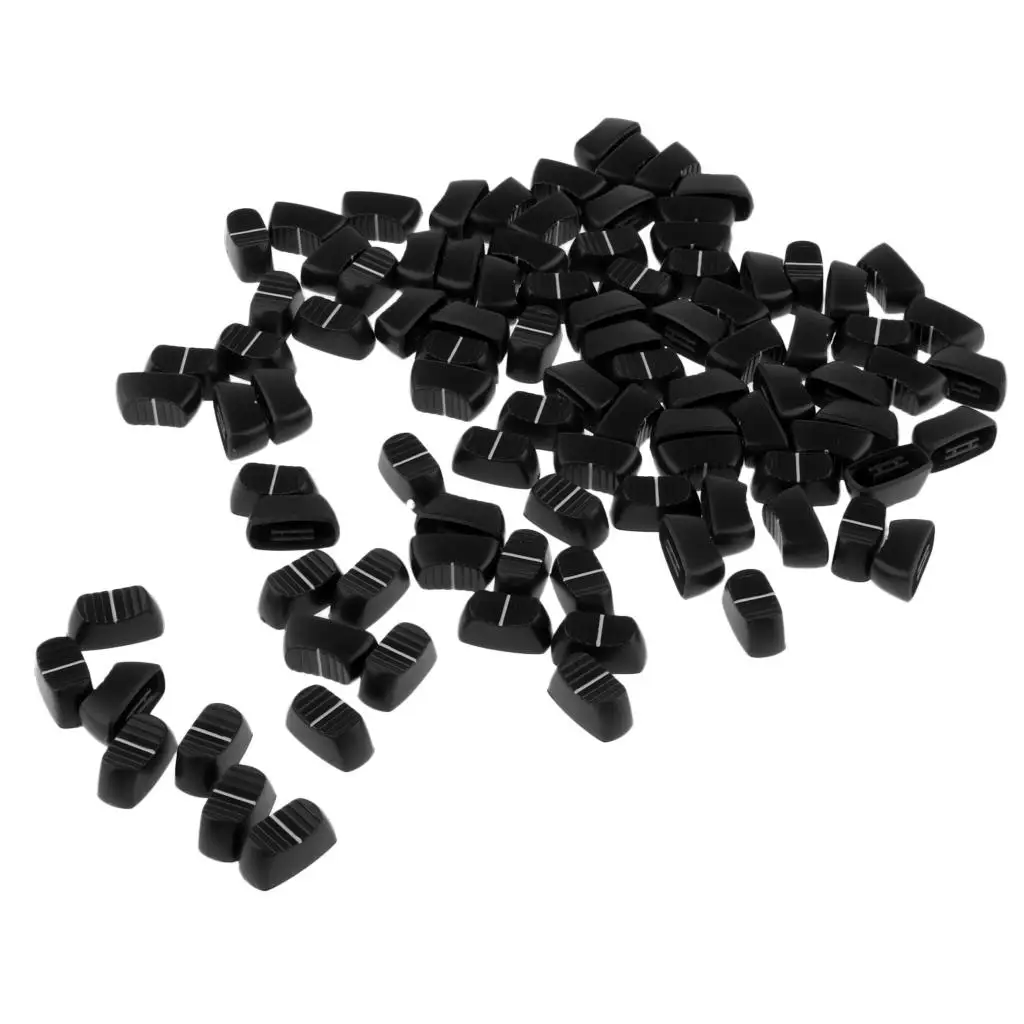 Plastic Mixer Fader Slide Pot Control Knob Potentiometer Console Cap for Sound Mixing Board Replacement Parts
