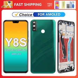 For HUAWEI Y8S 6.5''For AMOLED Y8s JKM-LX1 JKM-LX2 JKM-LX3 LCD Display Touch Screen Digitizer Assembly Replacement