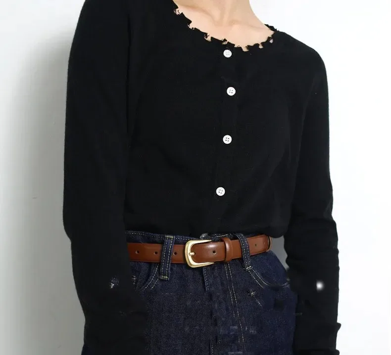 Frauen Hosen Gürtel Gürtel für Frauen Mode Luxus Designer Marke Gürtel für Jeans Pin Schnalle Schwarz Braun Taille Gürtel ZX015 – Detail 7