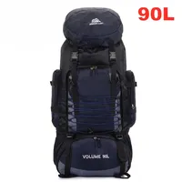 90L Large Capacity Outdoor Backpack Waterproof Mountaineering Camping Trekking Hiking Backpack Rucksack Travel Sport Blaso Bag