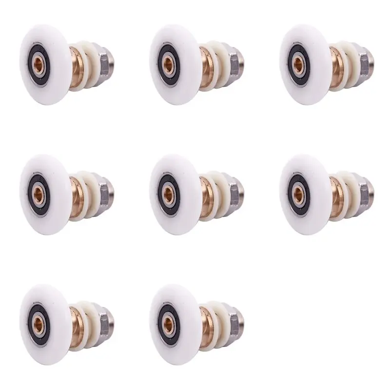 

ABYP 8X Роликовые направляющие для раздвижной двери для душа, диаметр колеса 27 мм