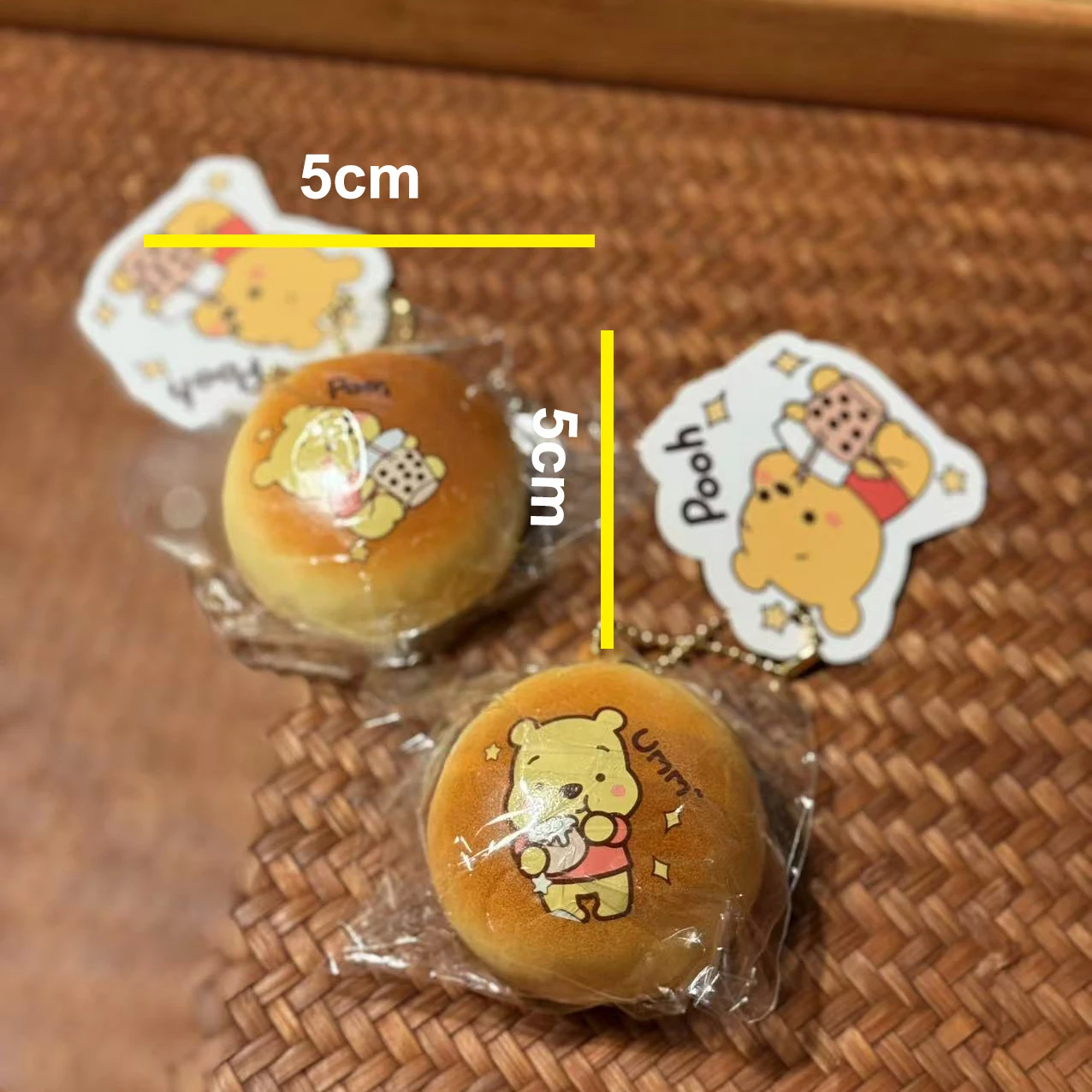 Winnie Bread Slow Squishy ของเล่นของเล่นหยิกรสขนมปังช้า Rebound ของเล่นความเครียดบรรเทาของเล่นคริสต์มาสของขวัญของเล่นของขวัญนักเรียน