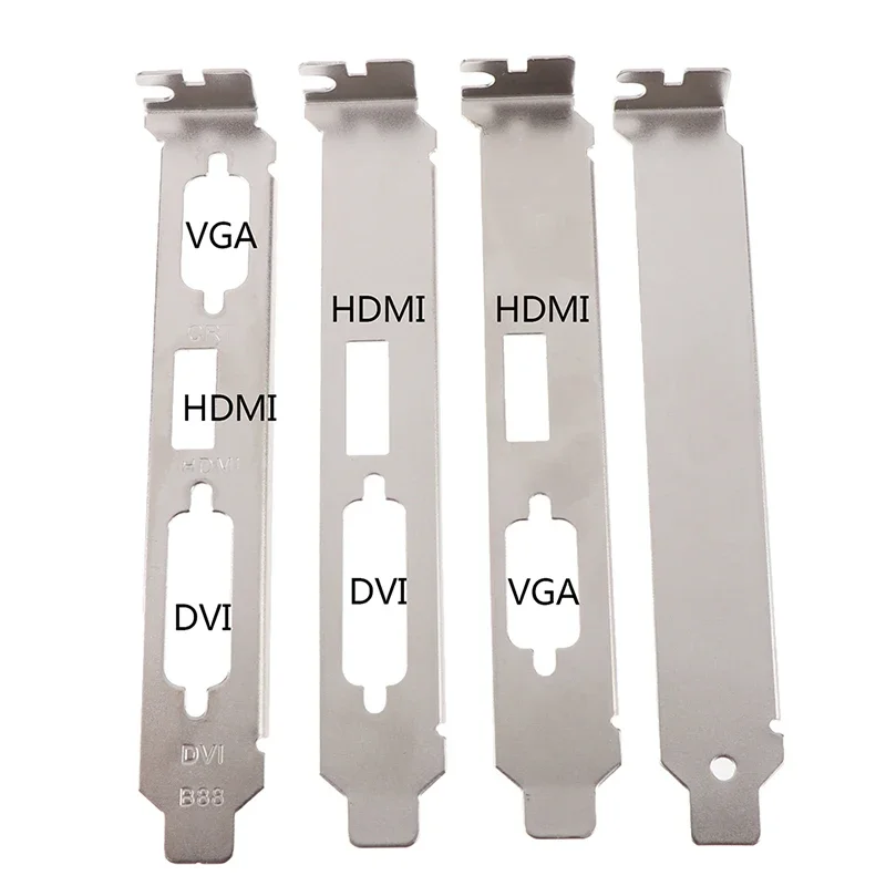 12cm 1PC High Profile Bracket Adapter HDMI DVI VGA Port Full-Height Profile Bracket For Video Card Connector