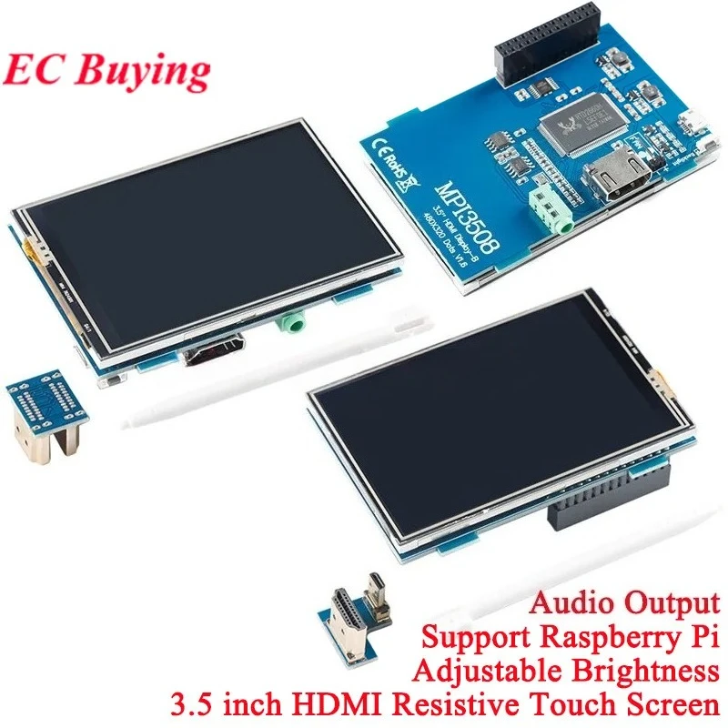 3.5 Inch HD HDMI LCD Resistive Touch Screen 3.5