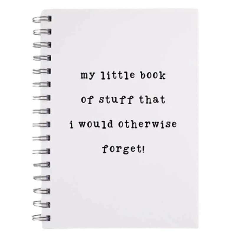 Funny Forgetful Notebook,Funny Notebook Gift, Funny Journal Planner,Notebook Swearing Gift Santa Gift For Friends