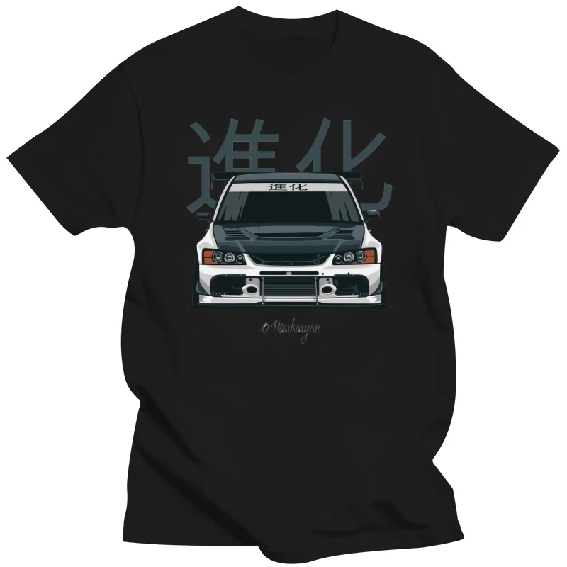 Fashion Cool Men T shirt men Funny tshirt Lancer Evo IX (white) Customized Printed T-Shirt