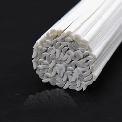 10 Pcs Solid Semicircle Bar 500mm Long 4mm ABS Plastic Rod DIY White Materials Figure Handmade Sand Table Diorama