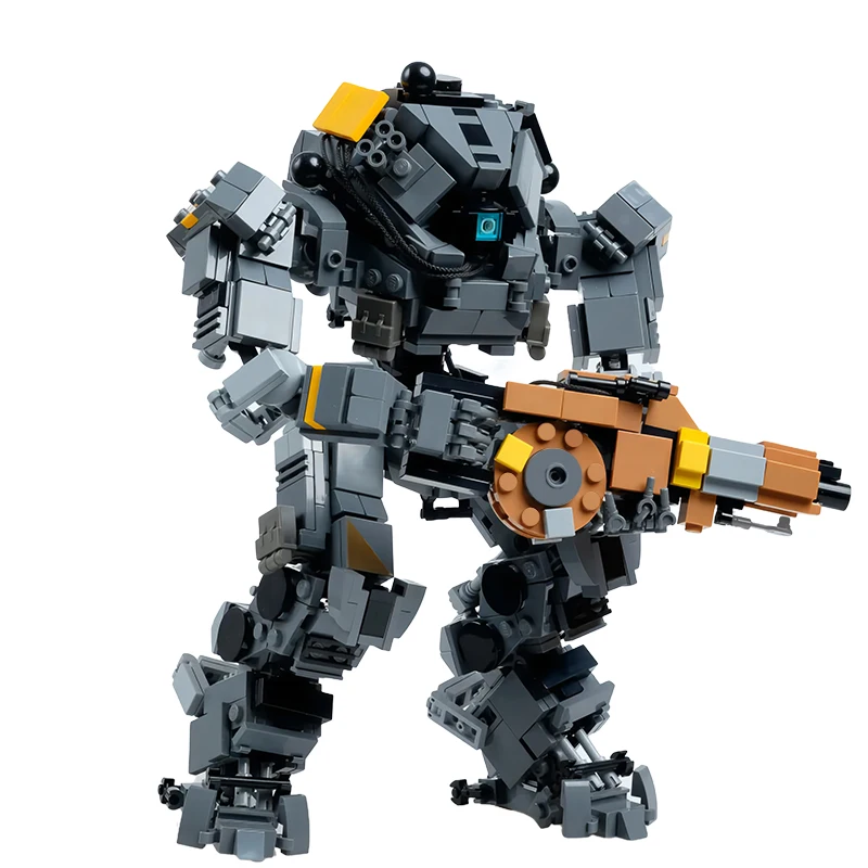 Buildmoc Game Titanfalleds Mech Robot Mecha Figures MOC Set Building Blocks Kits Toys for Children Kids Gifts Toy 888PCS Bricks