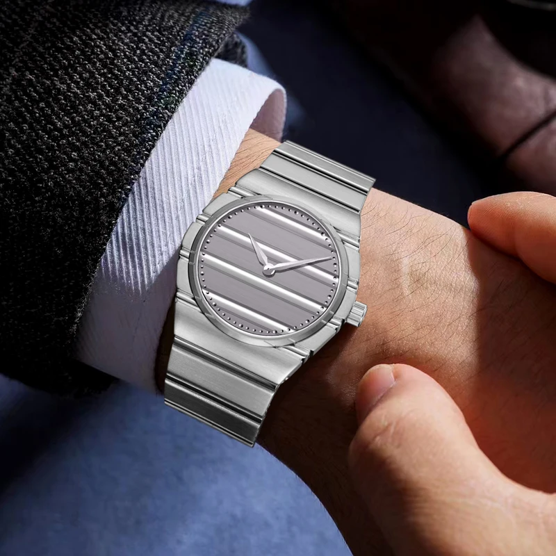 2026 New Arrivals Specht & Söhne POL Watches For Men Ultrathin Steel Sapphire Crystal Blue Quartz Watch Relogio Masculino 37MM