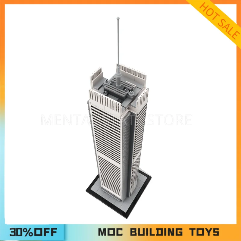 1502PCS Customized MOC The New York Times Building / Tower 1:800 Scale Building Blocks Bricks DIY Creative Assembly Toy Gifts