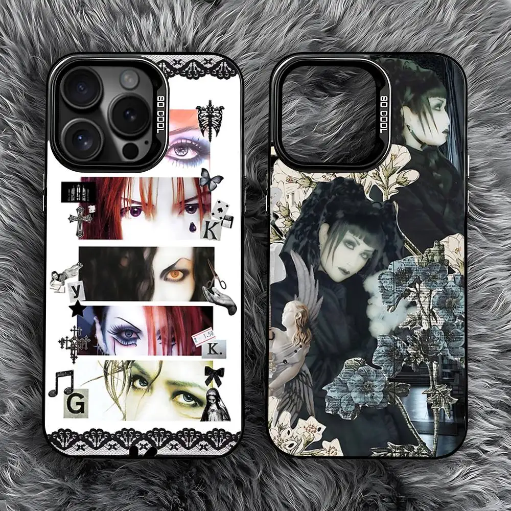 

Malice Mizer Rock Band Phone Case For iPhone 16,15,14,13,12,11,Pro,Max,Plus,Mini,SE Anti Fall Black Matte Hard Bumper