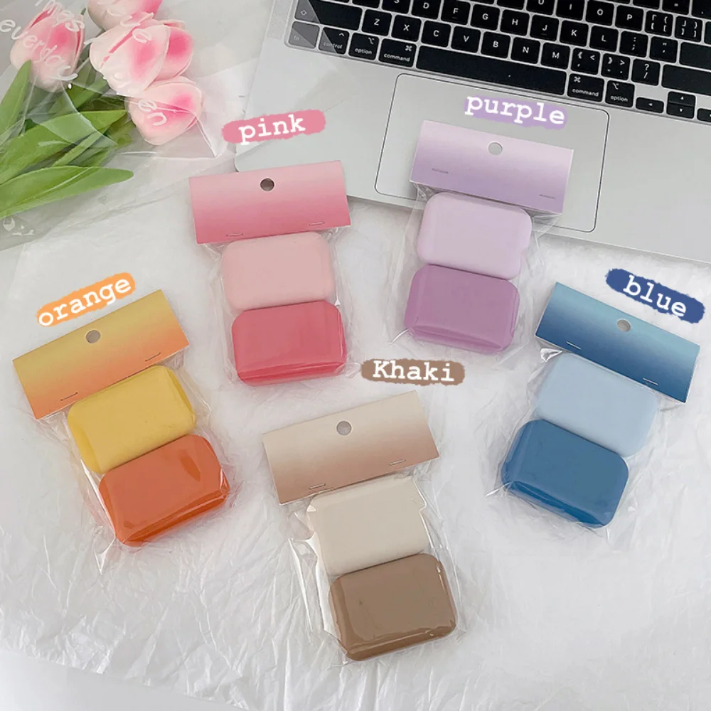 Contact Lens Case Portable Contacts Storage Lens Container 2Pcs/set Travel Contact Kit For Gift Party Contact Lens Users