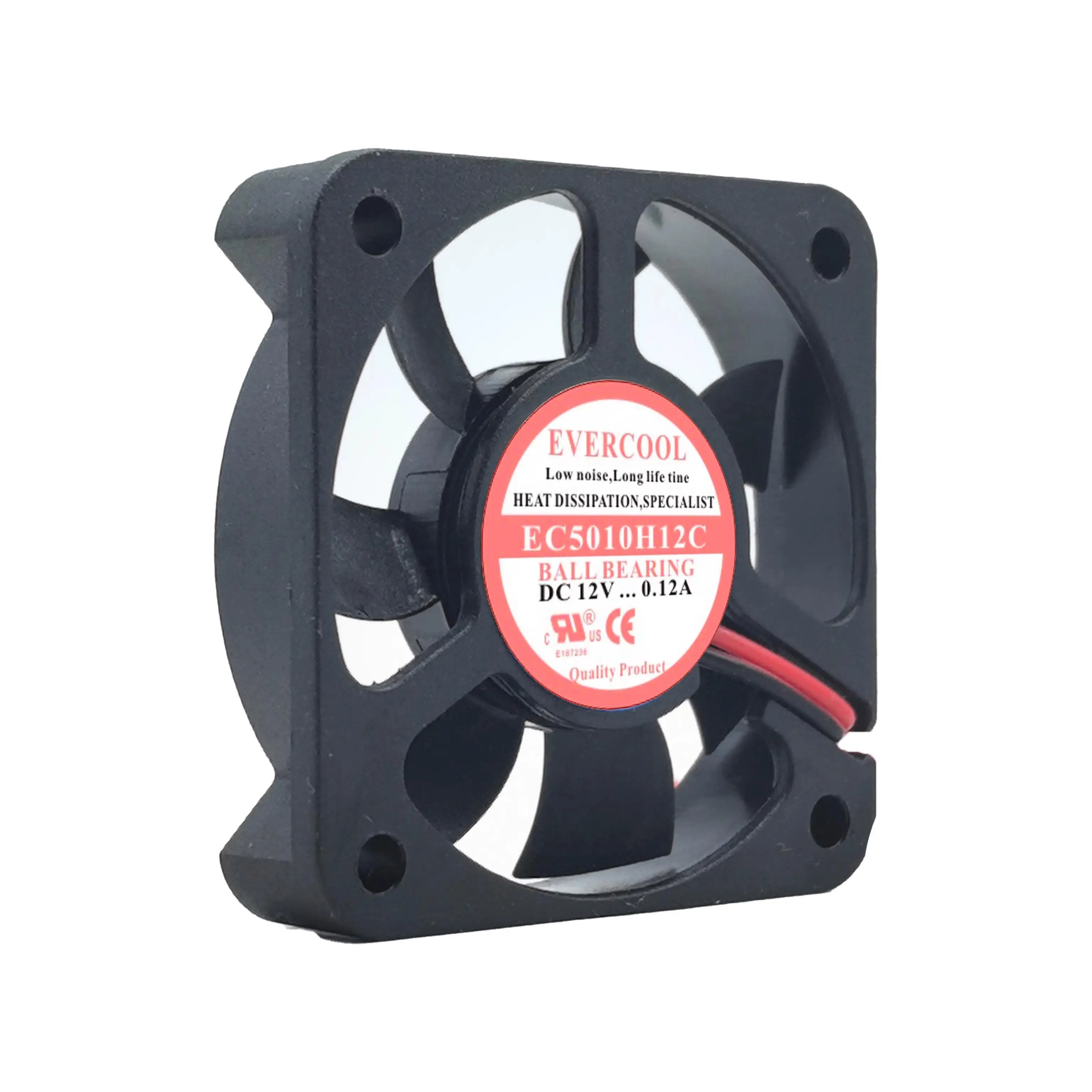 New  For Original  EVERCOOL  EC5010H12C 5010 12V Chassis Small Cooling Industrial Fan