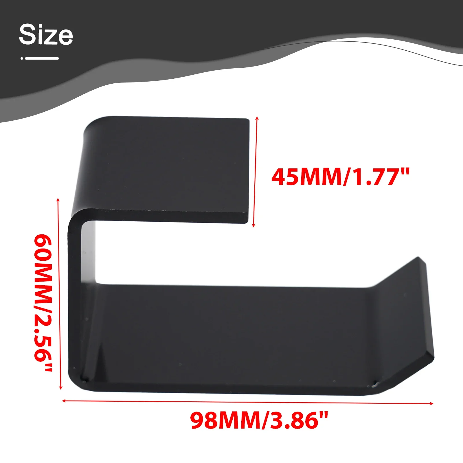 Practical Headphone Hanger Hook  Space Saving Solution for Desk Organization  Sturdy and Break Resistant Acrylic Construction