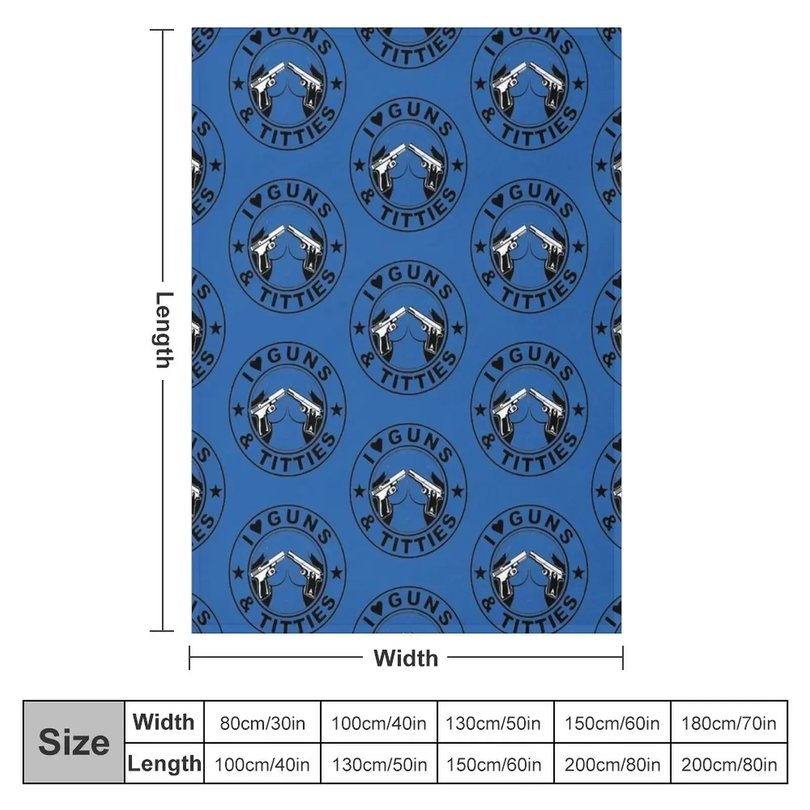 i love guns and titties Throw Blanket Sofa Throw Sleeping Bag Comforter Blankets Sofas Of Decoration decorative Polar Blankets