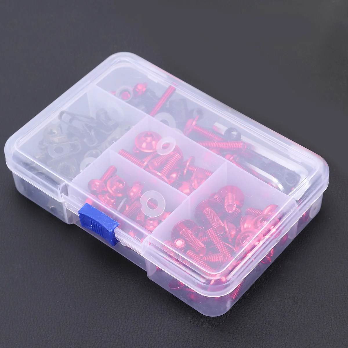 

177pcs Motorcycle Fairing Bolt Kit Stainless Steel Fastener Set For Windscreen Bodywork Panel Fixing Red Motorbike Screws Nuts