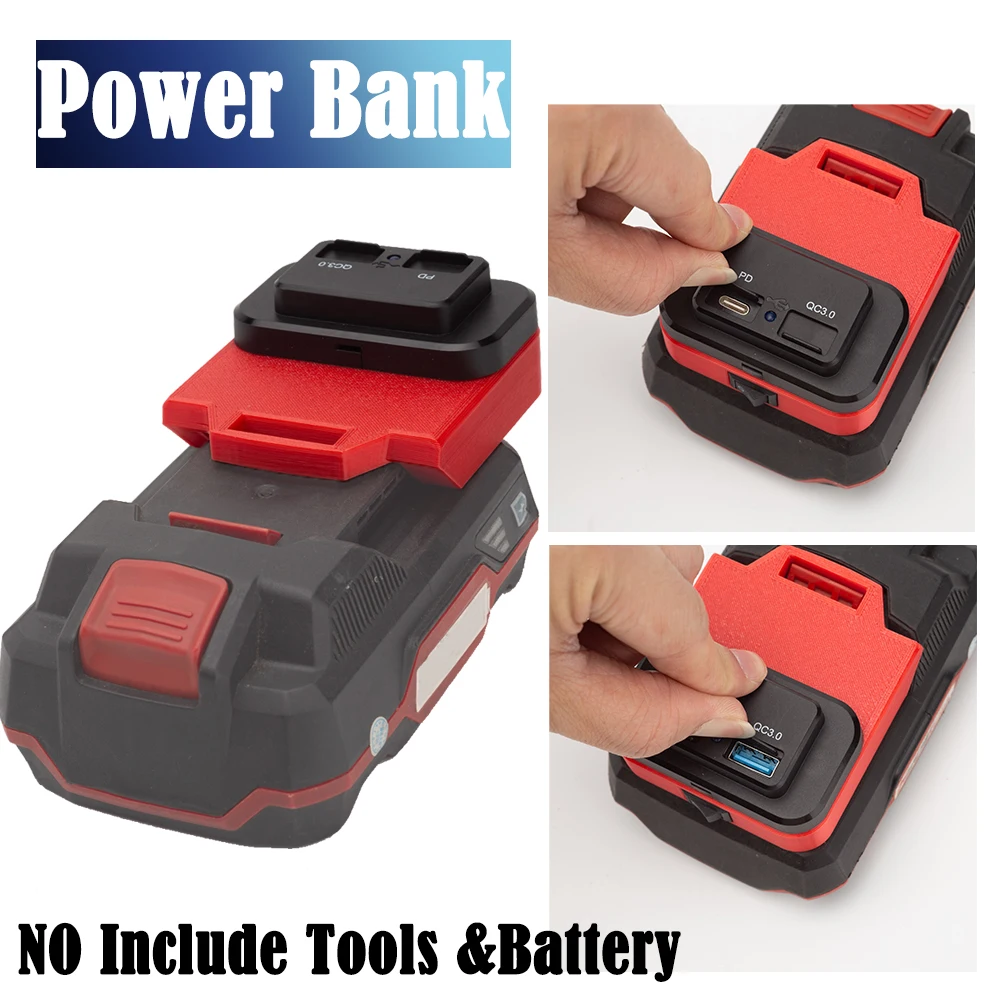 Li-ion Bateria Carregador Rápido para Li-ion pd Qc3.0 Usb Power Adapter Acessórios para Ferramentas Baterias Não Incluídas