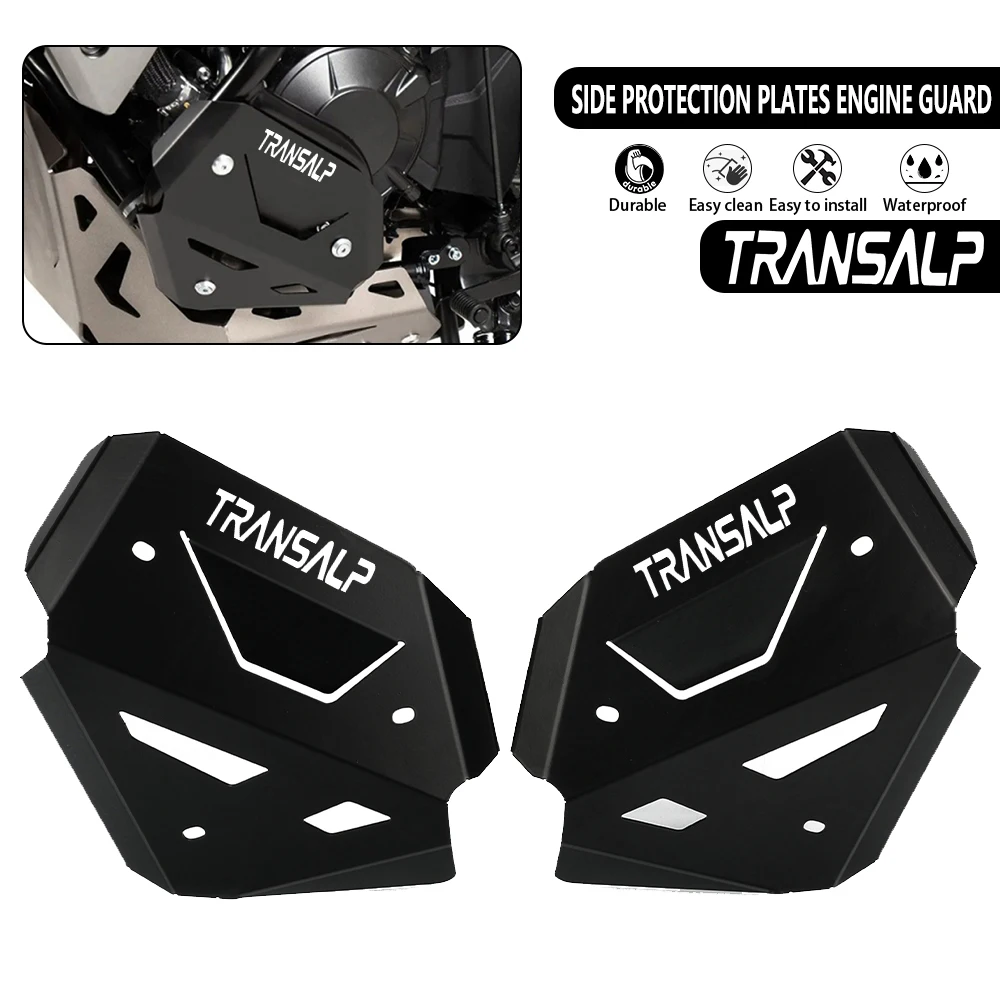 

Fit For Honda XL 750 TRANSALP 2023 - 2025 2024 transalp xl750 Engine Guard Bar Add-on Plate Protector crash bar Protection Parts