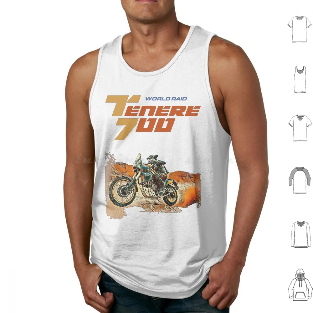Ténéré 700 T7 Rally 2022 Tank Tops Vest Sleeveless Motorcycles Big Trail Moto Motorbike Adventure Bikers Motoarte Motorsport