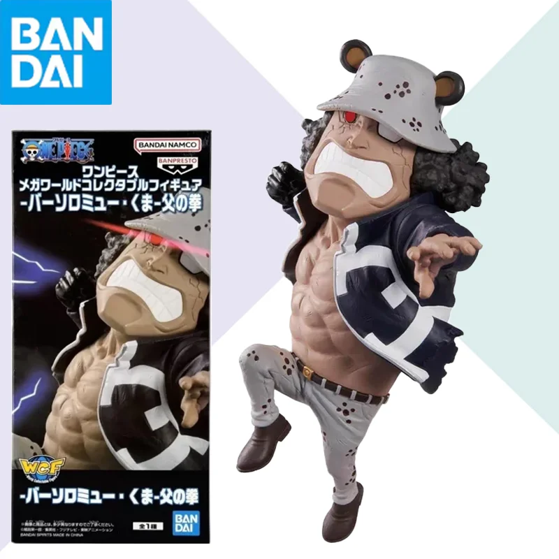 

BANDAI Genuine One Piece Bartholomew Kuma Fist of The Father Mega WCF Anime Action Figures Collection Model Toy Ornaments Gift