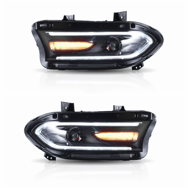

Factory Accessories For Car LED Lights for Charger LED Headlight 2015-UP with LED DRL & Flashing Turn Signal Xenon Project