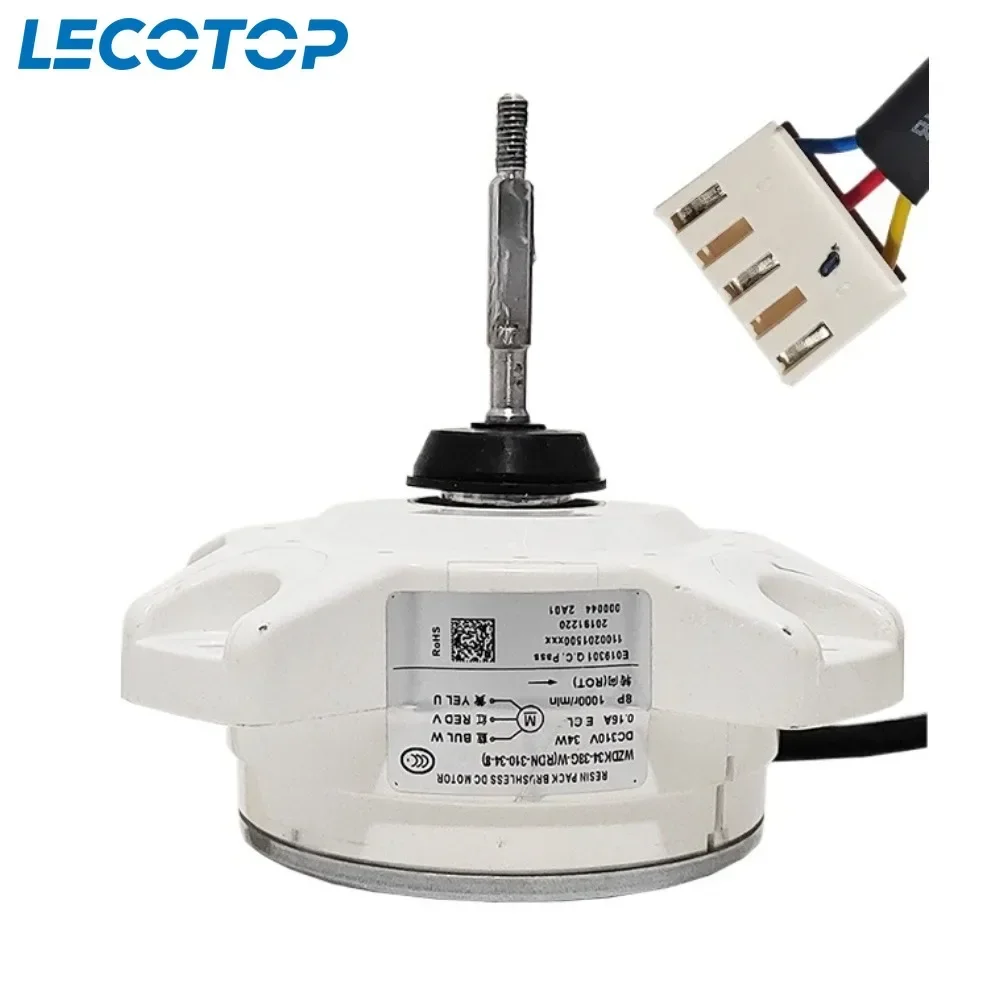 Nuevo WZDK34-38G-W RDN-310-34 DC310V unidad exterior Motor de ventilador CC para piezas de repuesto de aire acondicionado Midea