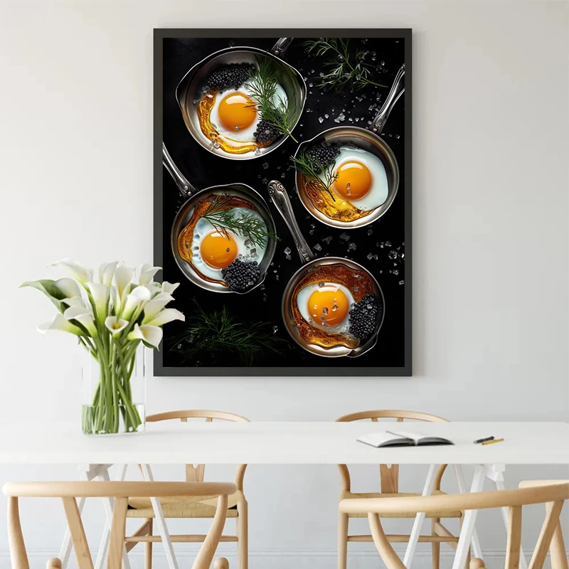 Food Artwork poster Chocolate Avocado Cotton Biscuits Canvas Printing Wall Art Decoration Hanging Painting Home Room Decoration