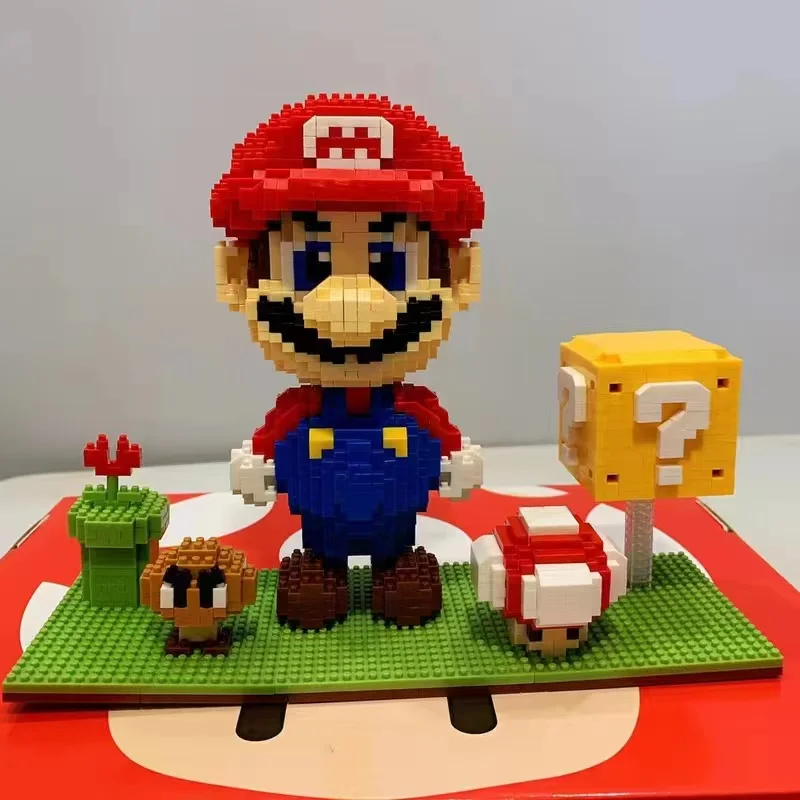 

Cartoon Anime Figures Bricks Block Collectible Model Kid Block Building Toys