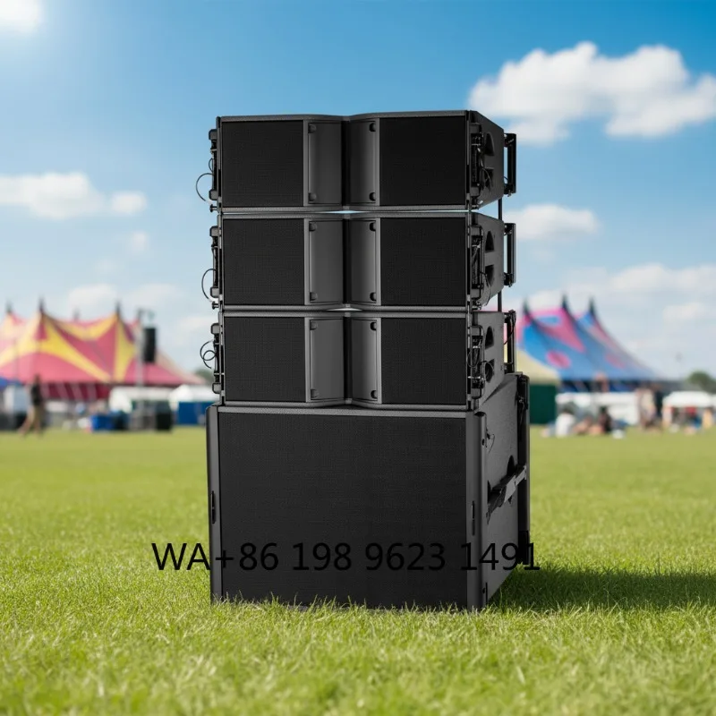 Dual 8 Line Array Birch Shell Speaker 50Hz-20KHz High Power Stage Audio for Indoor Outdoor Live Performance