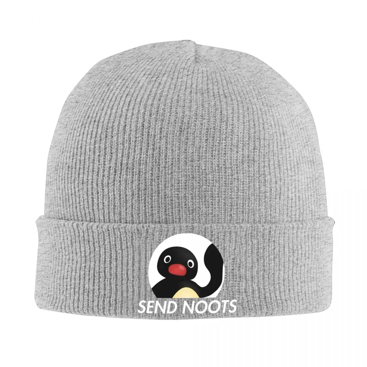 

Send Noots Beanie Hats noot Funny Caps Unisex Adult Outdoor Knitting Hat Spring Design Warm Soft Beanie Hat