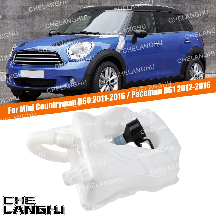 

For Mini Countryman R60/Paceman R61 2012 2013 2014 2015 2016 With 2 washer pumps car Windscreen Washer Tank Wiper Water Bottle
