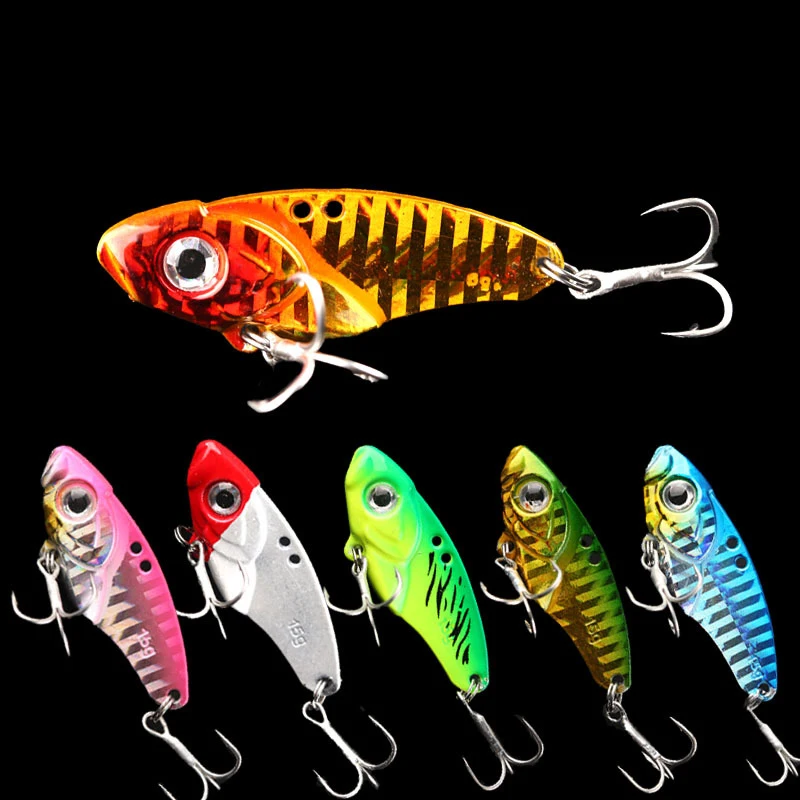 DYGYGYFZ 1 Pcs Metal Lua Bait VIB Bait Fake Bait Artificial Bait Designed for Perch Warped Mouth Lua Bait Hard Bait