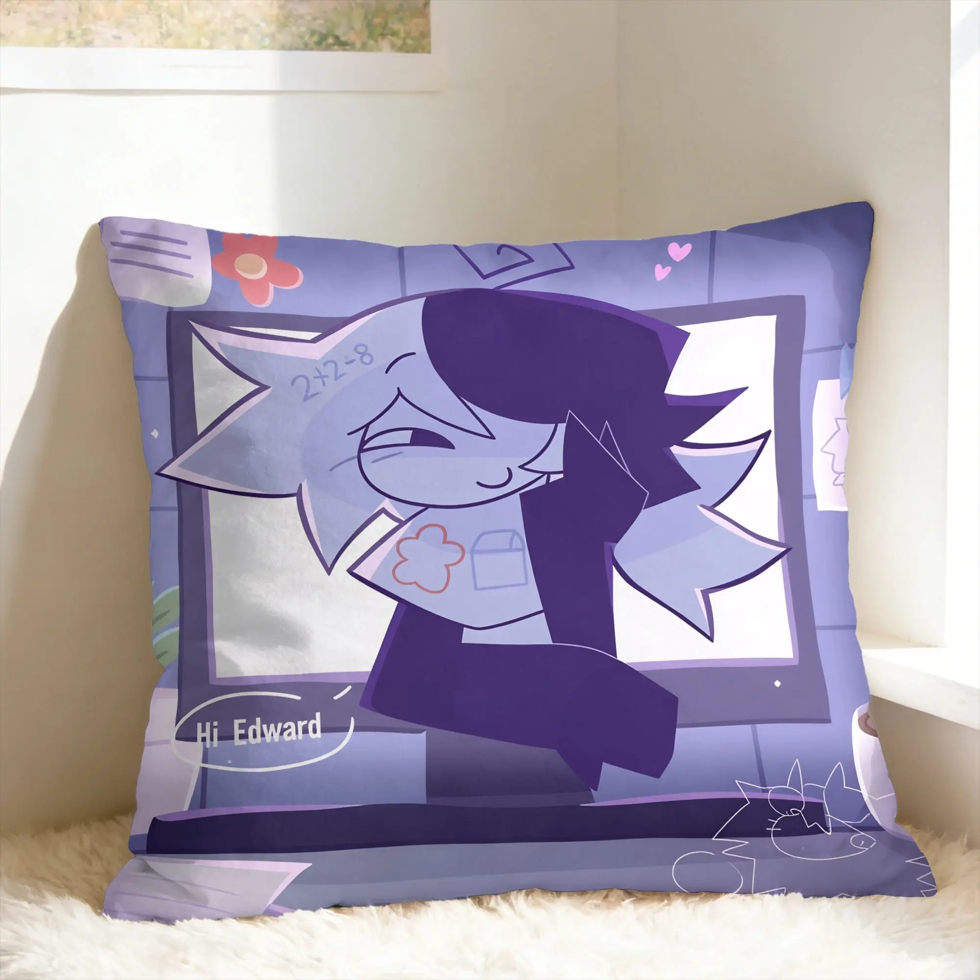 FPE F-Fundamental P-Paper E-Education Pillow Case  Square Pillow Cover Morden Pillowcases For Living Room Bed Chair