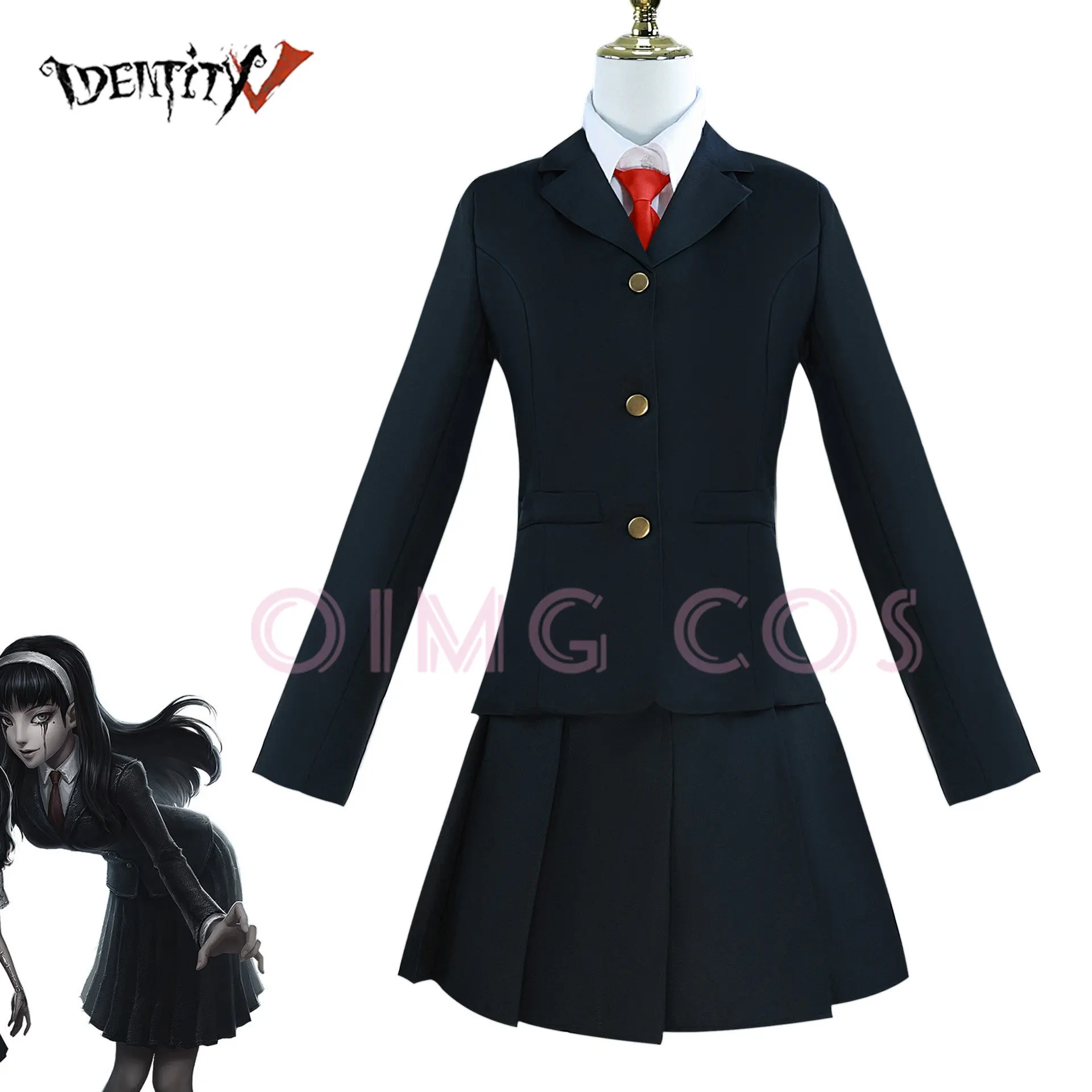 Identity 5 The Dream Witch Cosplay  Tomie Kawakami Costume Uniform Wig Anime Halloween High-quality Costumes for Women Game