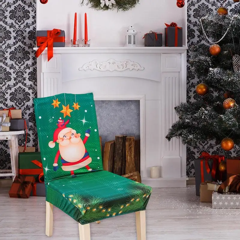 Christmas Chair Back Covers Chair Back Cover Dinning Room Christmas Chair Protector Comfortable And Protective Christmas Dining