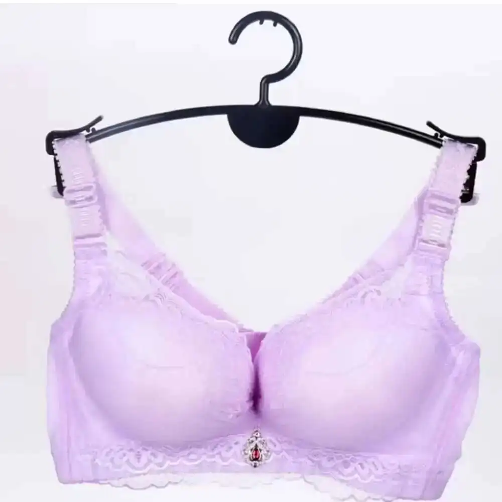 10Pcs Kunststoff Clip Unterwäsche Violett Schwarz Transparent Bh Rahmen Halter Rack Unterhose Aufhänger Shop Shop Halter Rack Mantel Racks – Detail 4
