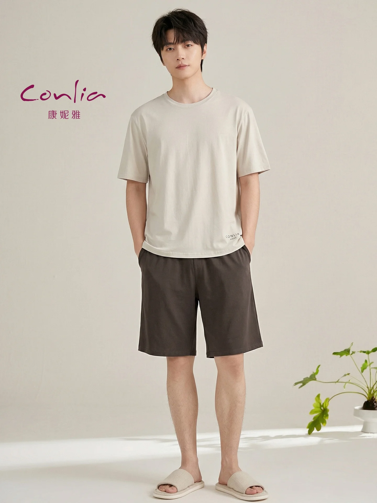 conlia-–-ensemble-de-vetements-de-nuit-en-pur-coton-pour-hommes-short-a-manches-courtes-ample-et-respirant-pour-l'ete-peut-etre-porte-a-l'exterieur-col-rond