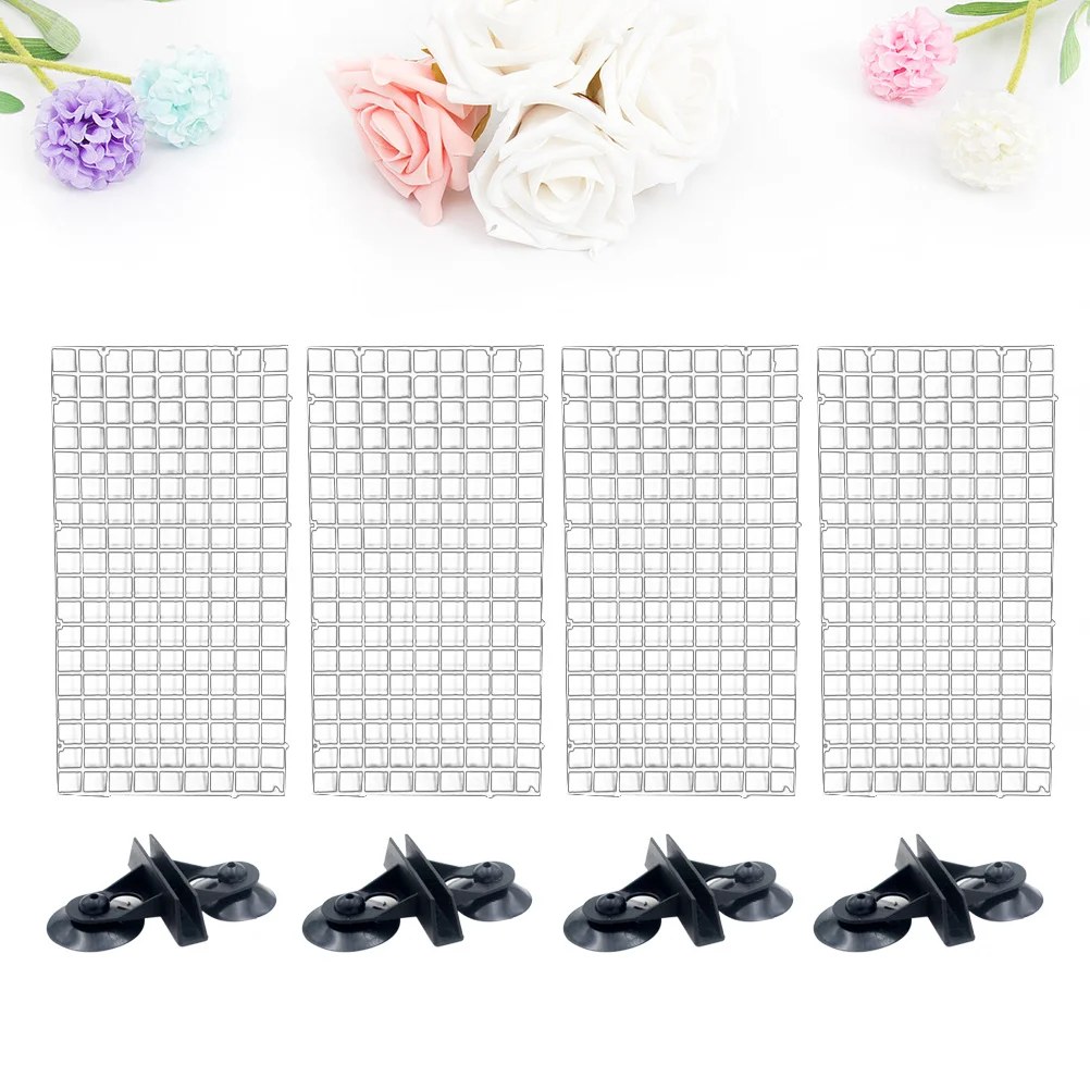 

1Set Aquarium Isolation Panel 30x15cm Transparent Grid Plate Spliced Lattice Divider for Fish Tank Breeding Separation Supplies