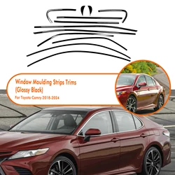 Window Trim Strip Cover Shield Decor For Toyota Camry 2018 2019 2020 2021 2022 2023 2024