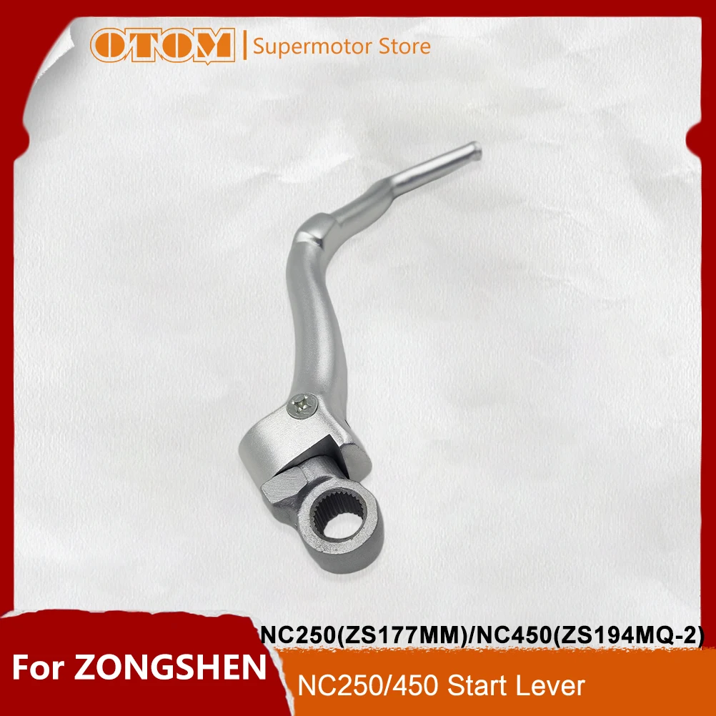 

Motorcycle Accessories Kick Start Starter Lever Forged Pedal For ZONGSHEN ZS177MM NC250 ZS194MQ-2 NC450 4T Engine Pit Dirt Bikes